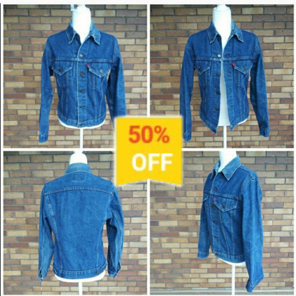 Vintagetg 71-83 Levi's Denim Trucker Jacket Small